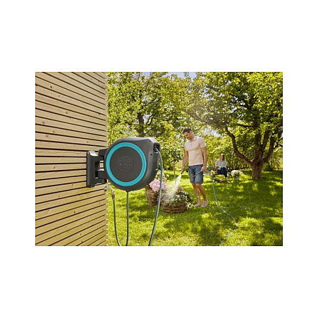 GARDENA Portamanguera de pared RollUp XL 35 m