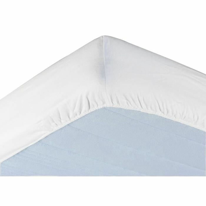 Toison D'Or Funda impermeable Alese de felpa Transalese 100% algodón - 120 x 190 cm - Blanco Toison D'Or Funda impermeable Alese de felpa Transalese 100% algodón - 120 x 190 cm - Blanco