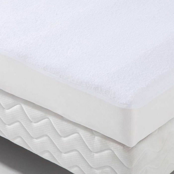 Toison D'Or Funda impermeable Alese de felpa Transalese 100% algodón - 120 x 190 cm - Blanco Toison D'Or Funda impermeable Alese de felpa Transalese 100% algodón - 120 x 190 cm - Blanco