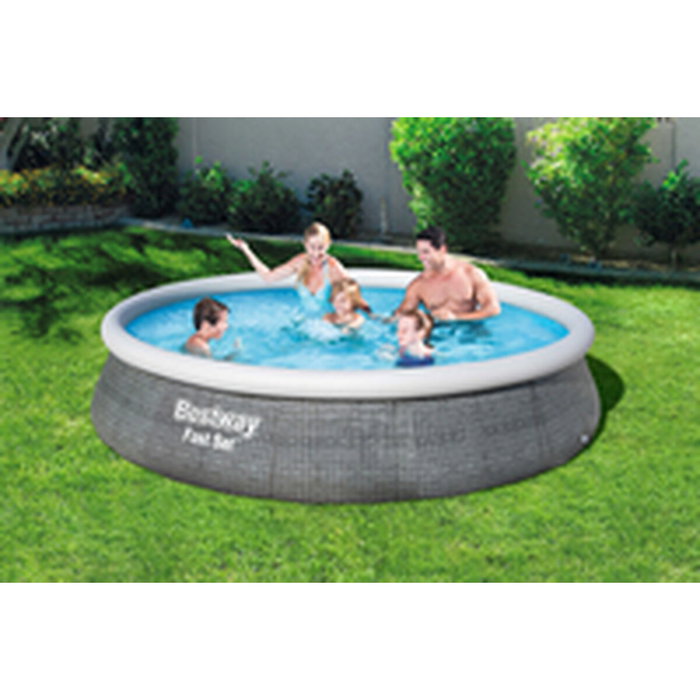 Bestway Piscina Hinchable Adulto Aro Ratan con Depurador 396x84 cm Jardin 57376 Bestway Piscina Hinchable Adulto Aro Ratan con Depurador 396x84 cm Jardin 57376