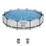Bestway Steel Pro Max™ Piscina Redonda 366x76 cm Filtro Cartucho Duraplus
