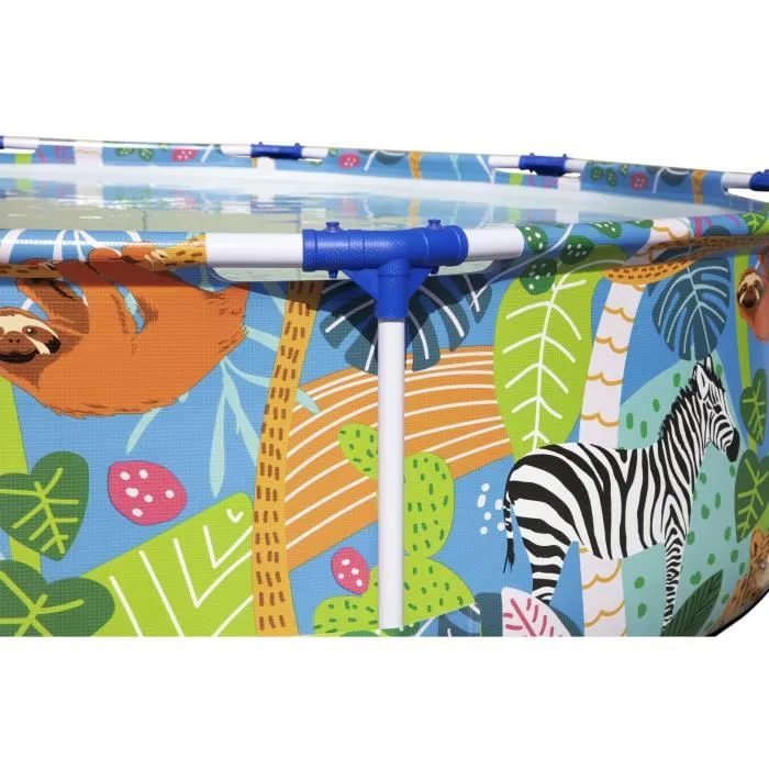 Bestway Steel Pro Piscina Elevada Redonda con Decoración de Animales Bestway Steel Pro Piscina Elevada Redonda con Decoración de Animales