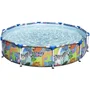 Bestway Steel Pro Piscina Elevada Redonda con Decoración de Animales