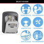 Master Lock Caja de llaves Select Access Classic 5401EURD con kit de montaje
