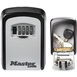Master Lock Caja de llave segura Formato M - Combinación programable de 4 dígitos - Almacenamiento seguro para llaves