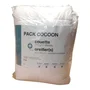 Cocoon Paquete Ropa de Cama Microfibra Edredón 140x200 cm + Almohada 60x60 cm Blanco