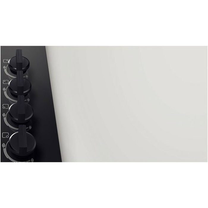 Bosch POP6B6B10 Placa de gas de 4 quemadores en vidrio templado negro Bosch POP6B6B10 Placa de gas de 4 quemadores en vidrio templado negro