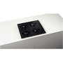 Bosch POP6B6B10 Placa de gas de 4 quemadores en vidrio templado negro