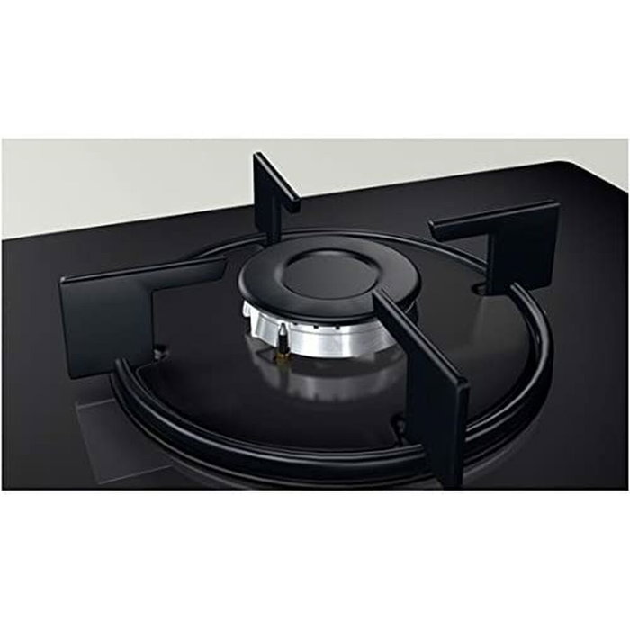 Bosch POP6B6B10 Placa de gas de 4 quemadores en vidrio templado negro Bosch POP6B6B10 Placa de gas de 4 quemadores en vidrio templado negro