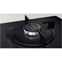 Bosch POP6B6B10 Placa de gas de 4 quemadores en vidrio templado negro