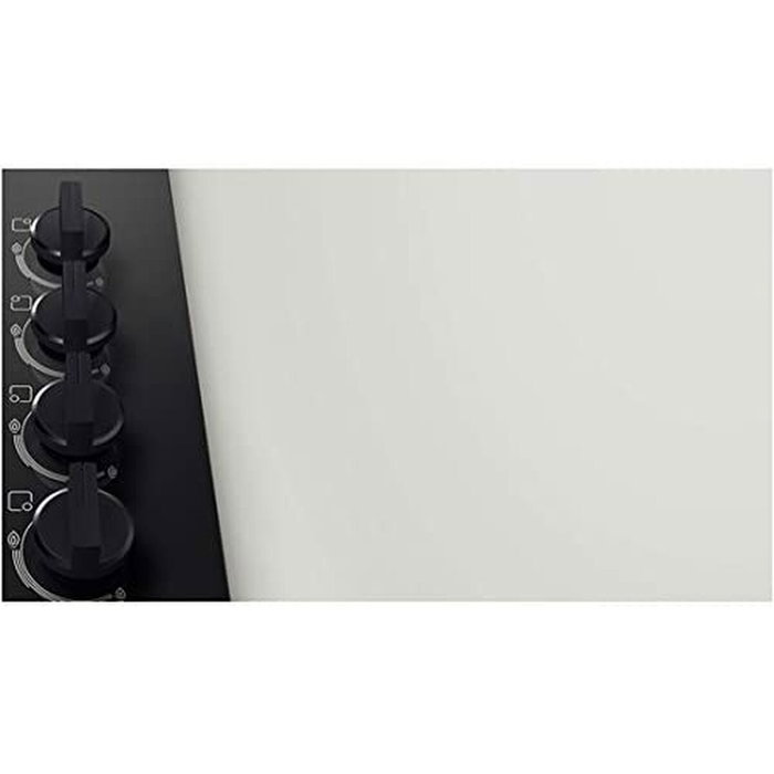 Bosch POP6B6B10 Placa de gas de 4 quemadores en vidrio templado negro Bosch POP6B6B10 Placa de gas de 4 quemadores en vidrio templado negro