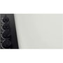 Bosch POP6B6B10 Placa de gas de 4 quemadores en vidrio templado negro