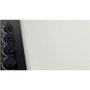 Bosch POP6B6B10 Placa de gas de 4 quemadores en vidrio templado negro