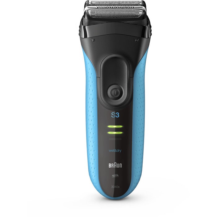 AFEITADORA BRAUN SERIES 3 3040S WET AND DRY - TECNOLOGÍA MICROCOMB - CORTE TRIPLE ACCIÓN - RECORTADOR PRECISIÓN - TOTALMENTE LAVABLE - SIN CABLE
