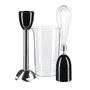 Continental Edison CEHB01 Licuadora de inmersión - Batidora de mano, Negro, 400W