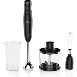 Continental Edison CEHB01 Licuadora de inmersión - Batidora de mano, Negro, 400W