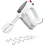 Bosch MFQ22100 Mezclador CleverMixx 375W, 4 velocidades + pulso, 2 látigos y 2 ganchos de masa de acero inox - Blanco/Plata