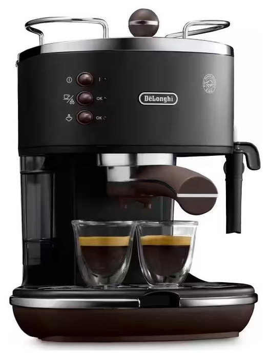 De'Longhi Icona Vintage ECOV 311.BK Negro y Chocolate