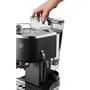 Delonghi ECOV 310.BK Cafetera Espresso Classic Icona Vintage - Negro Mate / Chocolate - 1100W, 15 Bares, Depósito 1.4L