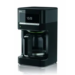 Braun Cafetiere KF7020 Cafetera Negra Programable con Parada Automática para 12 Tazas