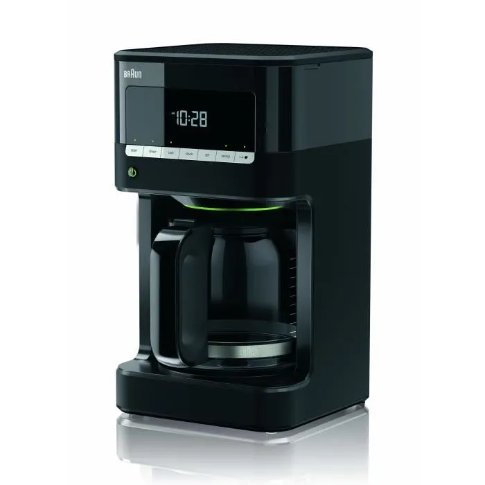 Braun Cafetiere KF7020 Cafetera Negra Programable con Parada Automática para 12 Tazas Braun Cafetiere KF7020 Cafetera Negra Programable con Parada Automática para 12 Tazas