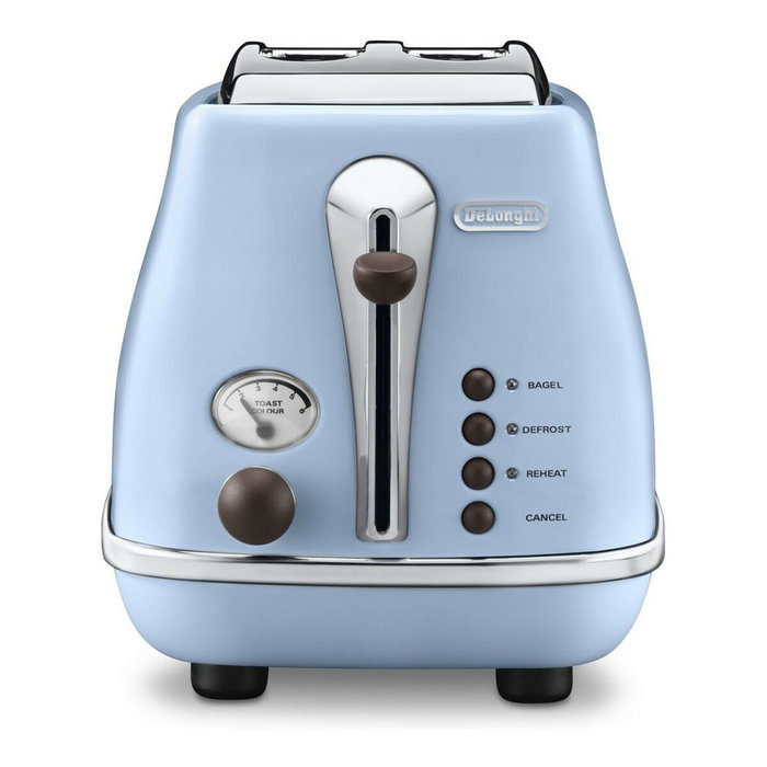 Delonghi Icona Vintage CTOV 2103.AZ Tostadora - Azul y Marrón
