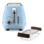 Delonghi Icona Vintage CTOV 2103.AZ Tostadora - Azul y Marrón