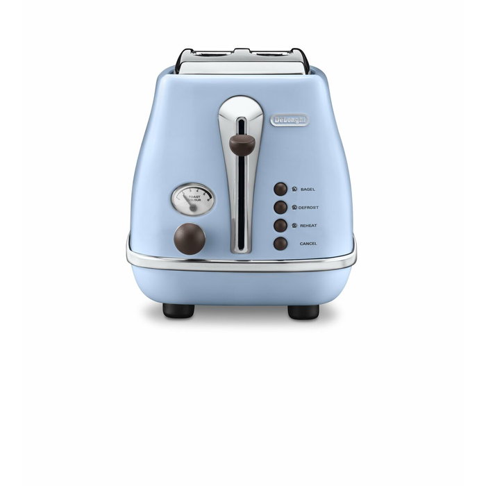 Delonghi Icona Vintage CTOV 2103.AZ Tostadora - Azul y Marrón