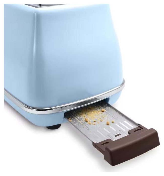 Delonghi Icona Vintage CTOV 2103.AZ Tostadora - Azul y Marrón