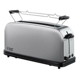 Russell Hobbs Oxford Tostadora de Ranura Alargada Acero Cepillado 21396-56