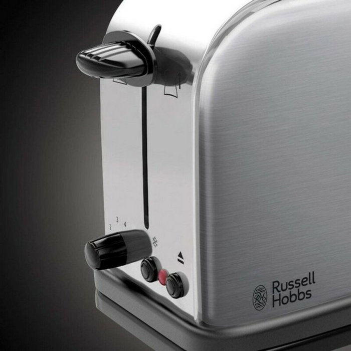 Russell Hobbs Oxford Tostadora de Ranura Alargada Acero Cepillado 21396-56 Russell Hobbs Oxford Tostadora de Ranura Alargada Acero Cepillado 21396-56