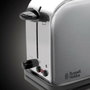 Russell Hobbs Oxford Tostadora de Ranura Alargada Acero Cepillado 21396-56