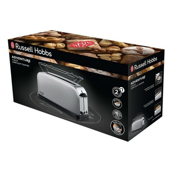 Russell Hobbs Oxford Tostadora de Ranura Alargada Acero Cepillado 21396-56 Russell Hobbs Oxford Tostadora de Ranura Alargada Acero Cepillado 21396-56