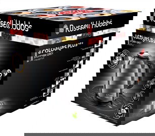 Russell Hobbs 24993-70 Hervidor Mini Colours Plus+ Gris 1 Litro Bajo Consumo