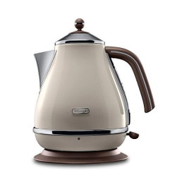 DeLonghi KBOV2001.BG Hervidor de Agua 1.7L 2000W Beige Acero Inoxidable Sin Cables