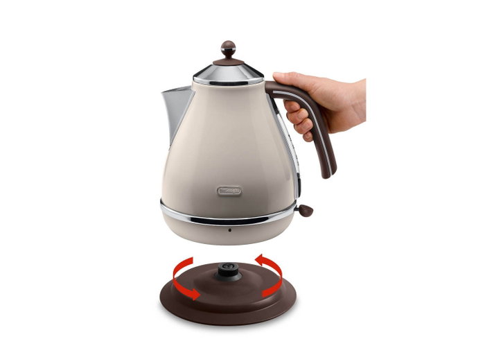 DeLonghi KBOV 2001 BG Icona Vintage Hervidor Eléctrico 1,7 L Beige