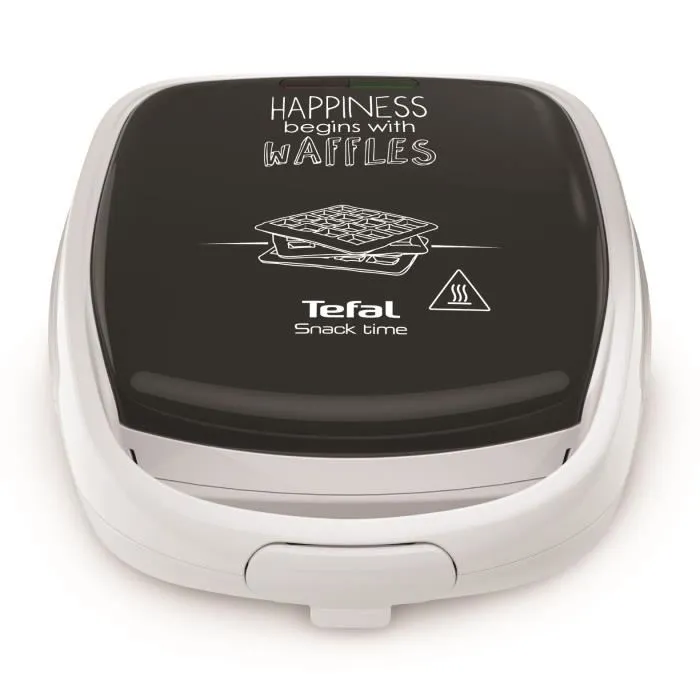 TEFAL SW341112 Snack Time Happiness Waffle Croque, juegos de platos incluidos, luz indicadora, pestillo de manija, almacenamiento vertical TEFAL SW341112 Snack Time Happiness Waffle Croque, juegos de platos incluidos, luz indicadora, pestillo de manija, almacenamiento vertical