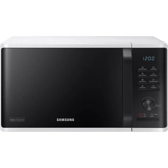 Samsung Microondas Solo 23l Control Electrónico Función Keep Warm Descongelación Rápida Vaporera Blanco Samsung Microondas Solo 23l Control Electrónico Función Keep Warm Descongelación Rápida Vaporera Blanco