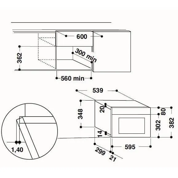 Microondas Whirlpool Corporation AMW 423/IX 750 W Gris (22 L) Microondas Whirlpool Corporation AMW 423/IX 750 W Gris (22 L)