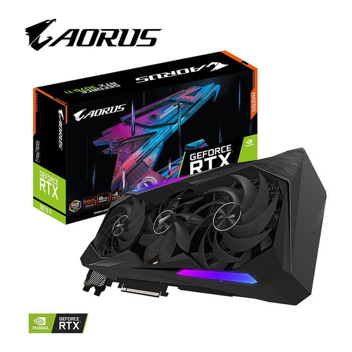Gigabyte AORUS GeForce RTX 3070 Ti MASTER 8GB GDDR6X Gigabyte AORUS GeForce RTX 3070 Ti MASTER 8GB GDDR6X