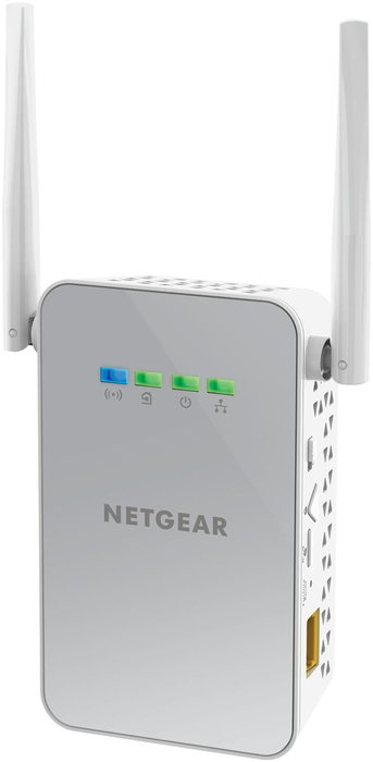 NETGEAR Powerline PLW1000 Kit de Adaptadores WiFi AC y Gigabit Ethernet Blanco