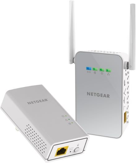 NETGEAR Powerline PLW1000 Kit de Adaptadores WiFi AC y Gigabit Ethernet Blanco