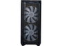 Cooler Master HAF 500 Caja Midi Tower Negra con Vidrio Templado y ARGB
