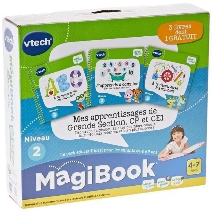 VTECH MagiBook Mi aprendizaje en Sección Grande CP y CE1 Idioma francés