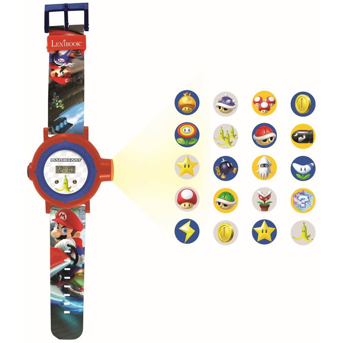 LEXIBOOK Reloj proyector digital Super Mario Bros LEXIBOOK Reloj proyector digital Super Mario Bros