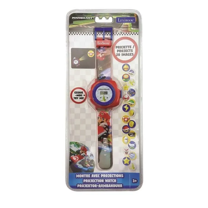 LEXIBOOK Reloj proyector digital Super Mario Bros LEXIBOOK Reloj proyector digital Super Mario Bros