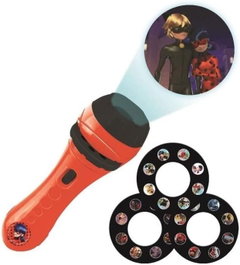 Lexibook Proyector y linterna Miraculous Stories Ladybug