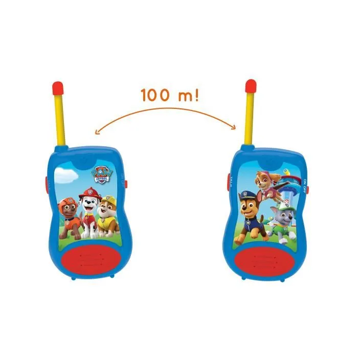 LEXIBOOK Walkie Talkies Patrulla Canina hasta 120 m