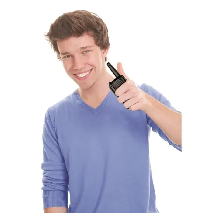 LEXIBOOK Walkie Talkies Digitales con alcance de 8 km Negro LEXIBOOK Walkie Talkies Digitales con alcance de 8 km Negro