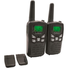 Lexibook Walkie Talkies Digitales TW58, 8 Km de Cobertura, 8 Canales, Supresión de Ruido y Linterna para Niños +3 Años